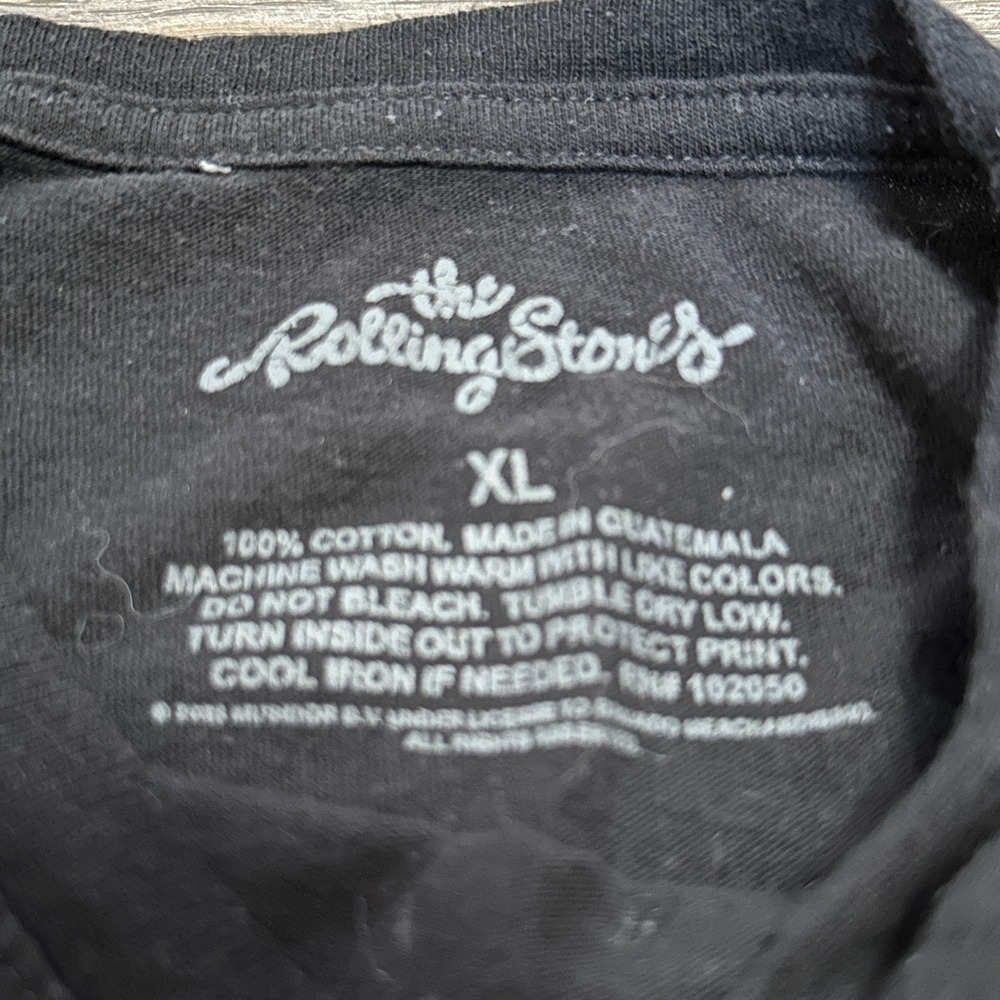 The Rolling Stones Tour of America 78 Graphic T-Shirt Black XL Cotton Band Tee - Picture 4 of 6